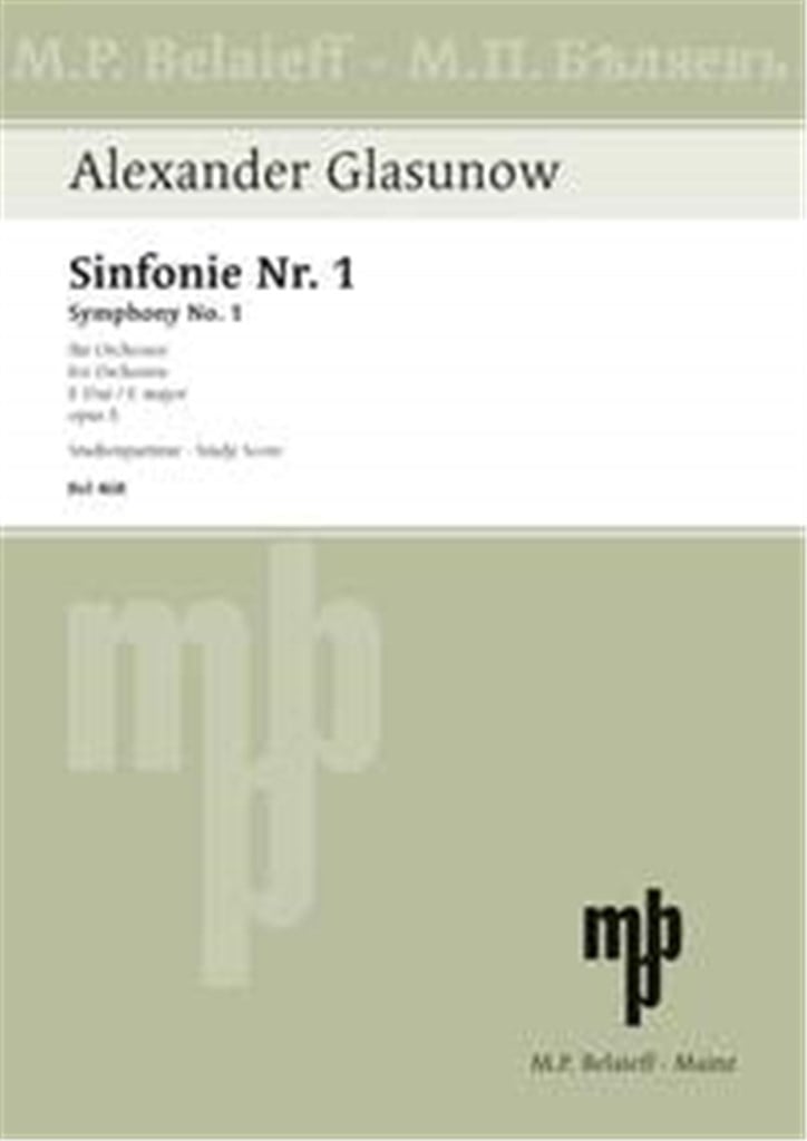 Sinfonie Nr. 1 E-Dur op. 5